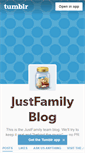 Mobile Screenshot of blog.justfamily.com
